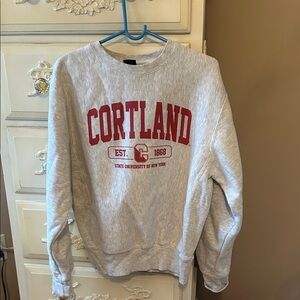 Gray Cortland Crewneck